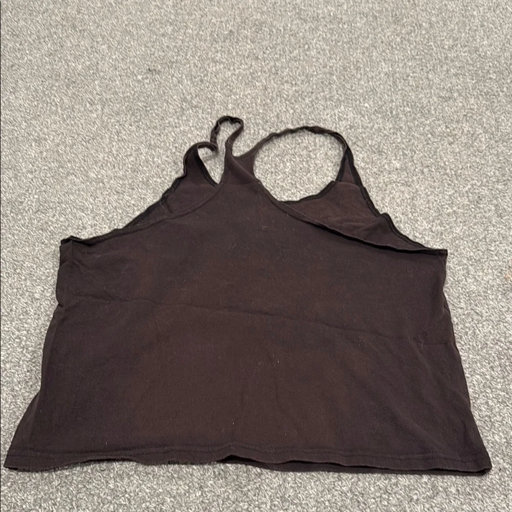 Black Racerback Tank Top - Picture 2 of 2